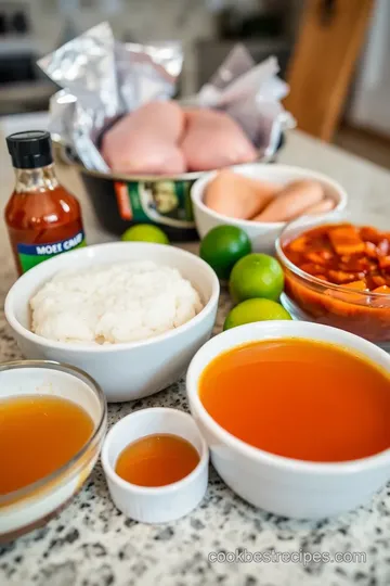 Zesty Slow Cooker BBQ Chicken ingredients