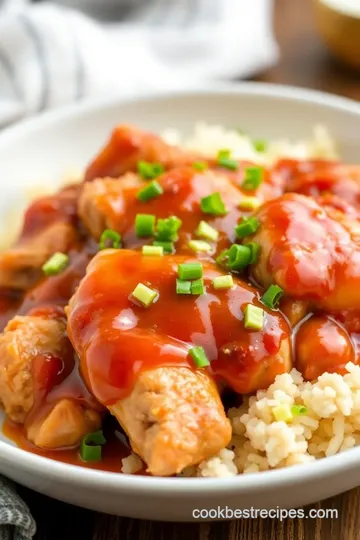 Slow Cooker Zesty BBQ Chicken presentation