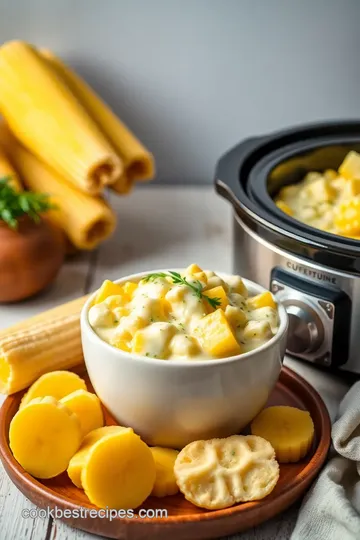 Slow Cooker Creamed Corn Delight presentation