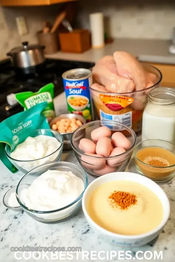 Creamy Ranch Slow Cooker Chicken ingredients