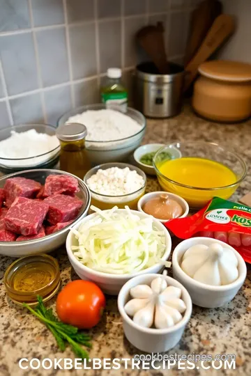 Slow Cooker Cube Steaks with Gravy ingredients