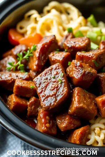 Slow Cooker Cube Steak with Mushroom Gravy presentation