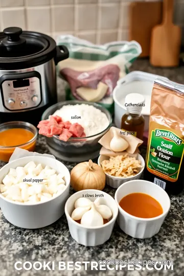 Slow Cooker Cube Steak with Brown Gravy ingredients