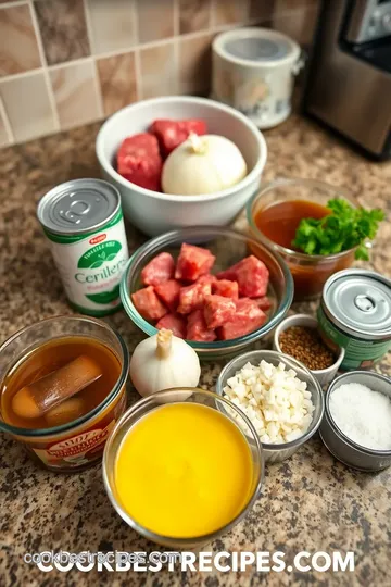 Slow Cooker Cube Steak in Savory Gravy ingredients