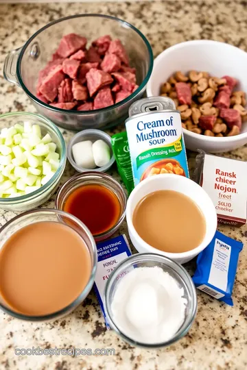 Slow Cooker Cube Steak with Tender Gravy ingredients