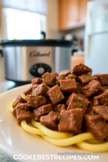 Slow Cooker Cubed Steak in Savory Gravy steps