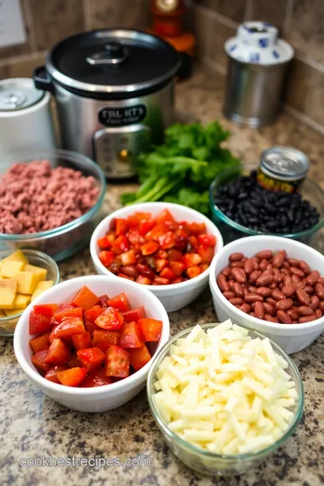 Slow Cooker Hobo Casserole ingredients