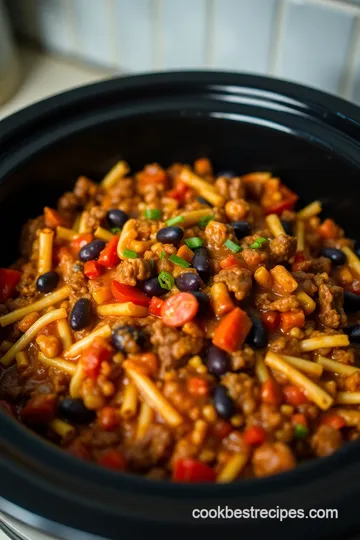 Slow Cooker Hobo Casserole presentation