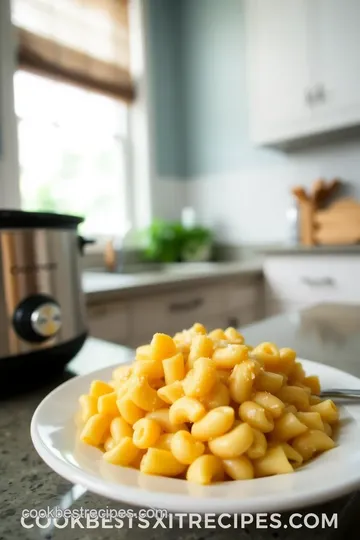 Slow Cooker Mac and Cheese Comfort Food steps