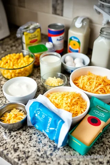 Slow Cooker Mac and Cheese - Creamy Comfort ingredients