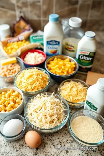 Paula Deen s Slow Cooker Mac and Cheese ingredients