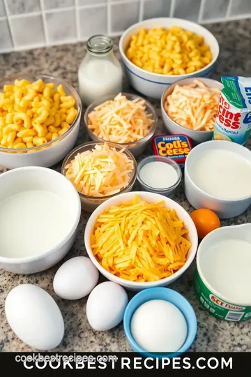 Paula Deen Slow Cooker Mac n Cheese ingredients