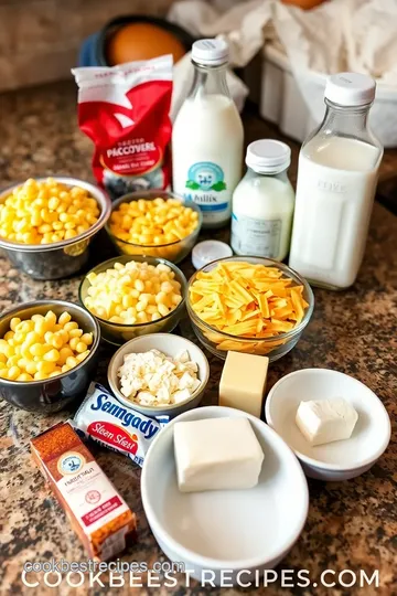 Slow Cooker Macaroni Comfort Food Delicacy ingredients