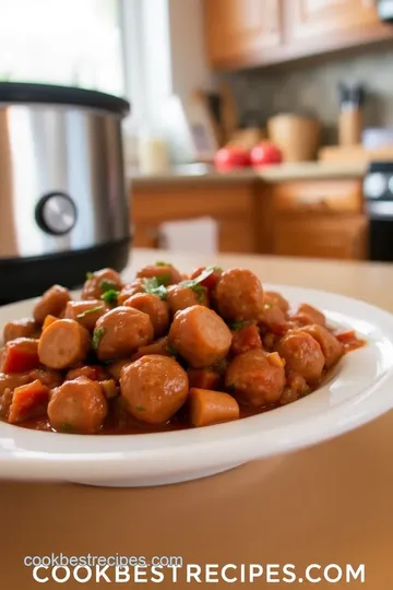 Slow Cooker Sausage Tortellini steps