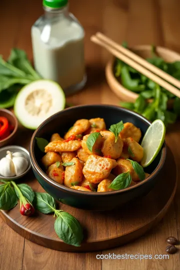 Spicy Thai Basil Chicken (Pad Kra Pao) ingredients