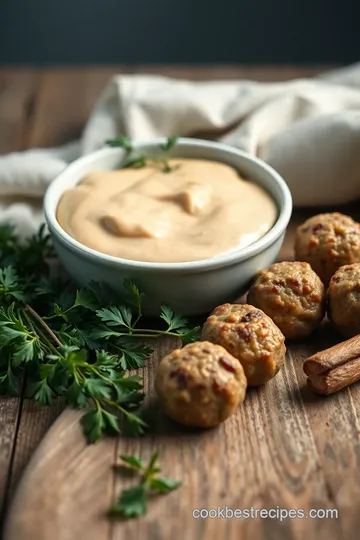 Swedish Meatballs with Creamy Mushroom Sauce ingredients