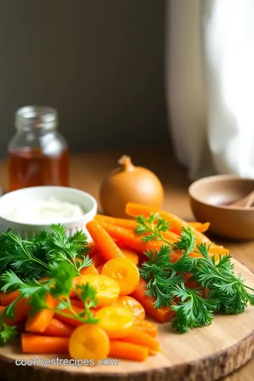 Sweet and Savory Candied Carrots ingredients