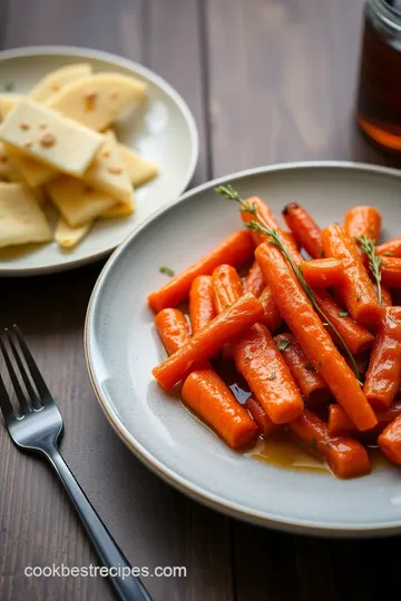 Sweet and Savory Candied Carrots presentation