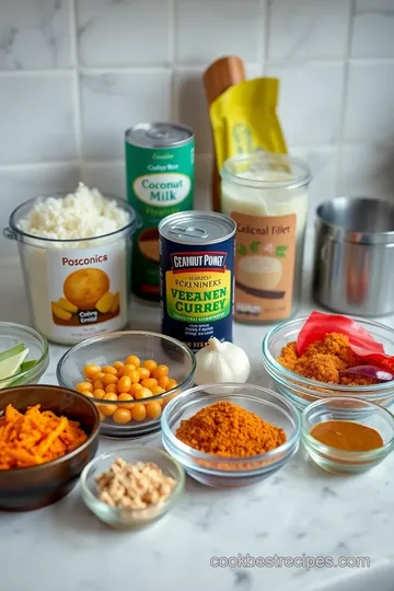 Spiced Coconut Curry Rice in a Tiger Rice Cooker ingredients