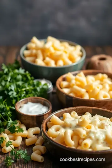 Ultimate Creamy Baked Mac and Cheese ingredients