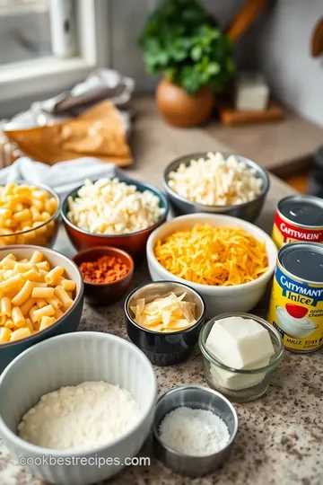 Paula Deen' s Slow Cooker Mac and Cheese ingredients