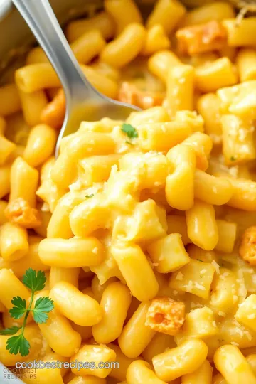 Paula Deen' s Slow Cooker Mac and Cheese presentation