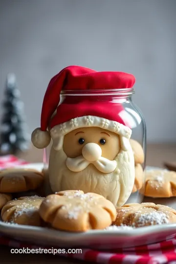 Vintage Santa Cookie Jar Cookies presentation