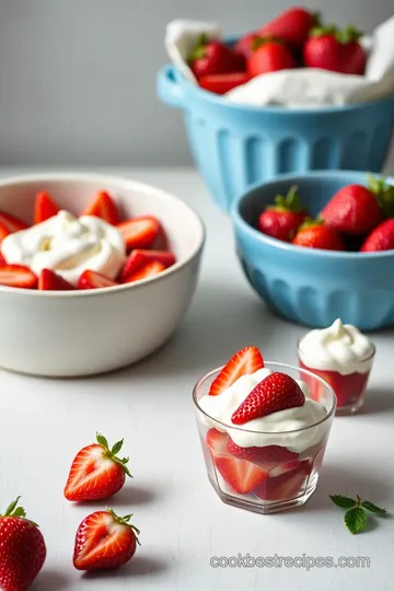 Whipped Cream Deviled Strawberries Delight steps