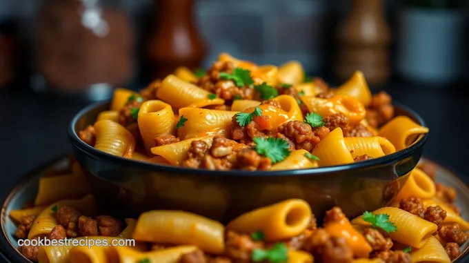 Cheesy Taco Pasta Shells