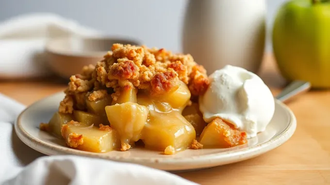 Heavenly Apple Crisp Delight