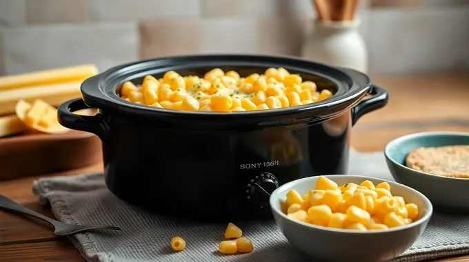 Irresistible Crockpot Mac & Cheese Delight