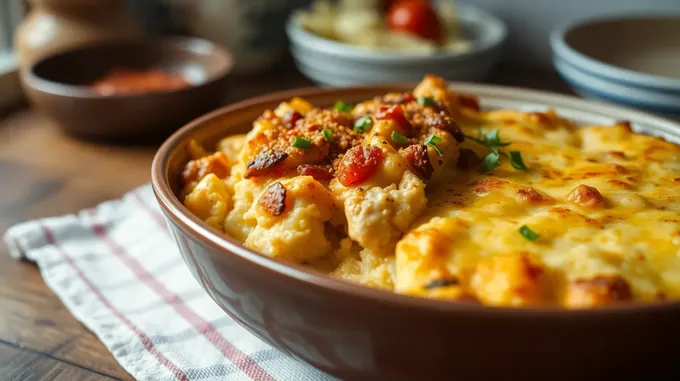 Loaded Ranch Chicken Potato Casserole