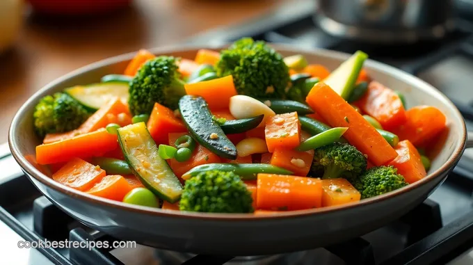 Sautéed Vegetable Medley in Savory Garlic Sauce