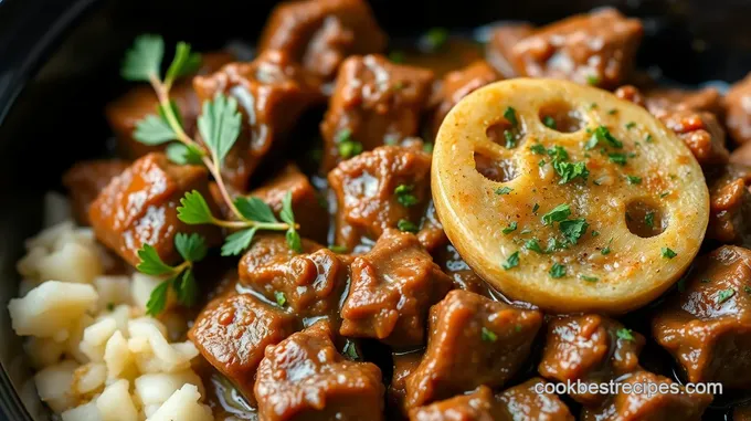 Slow Cooker Beef Tips and Gravy